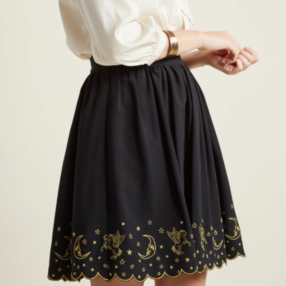 ✨Looking For: Modcloth Mystic Embroidery Skirt✨